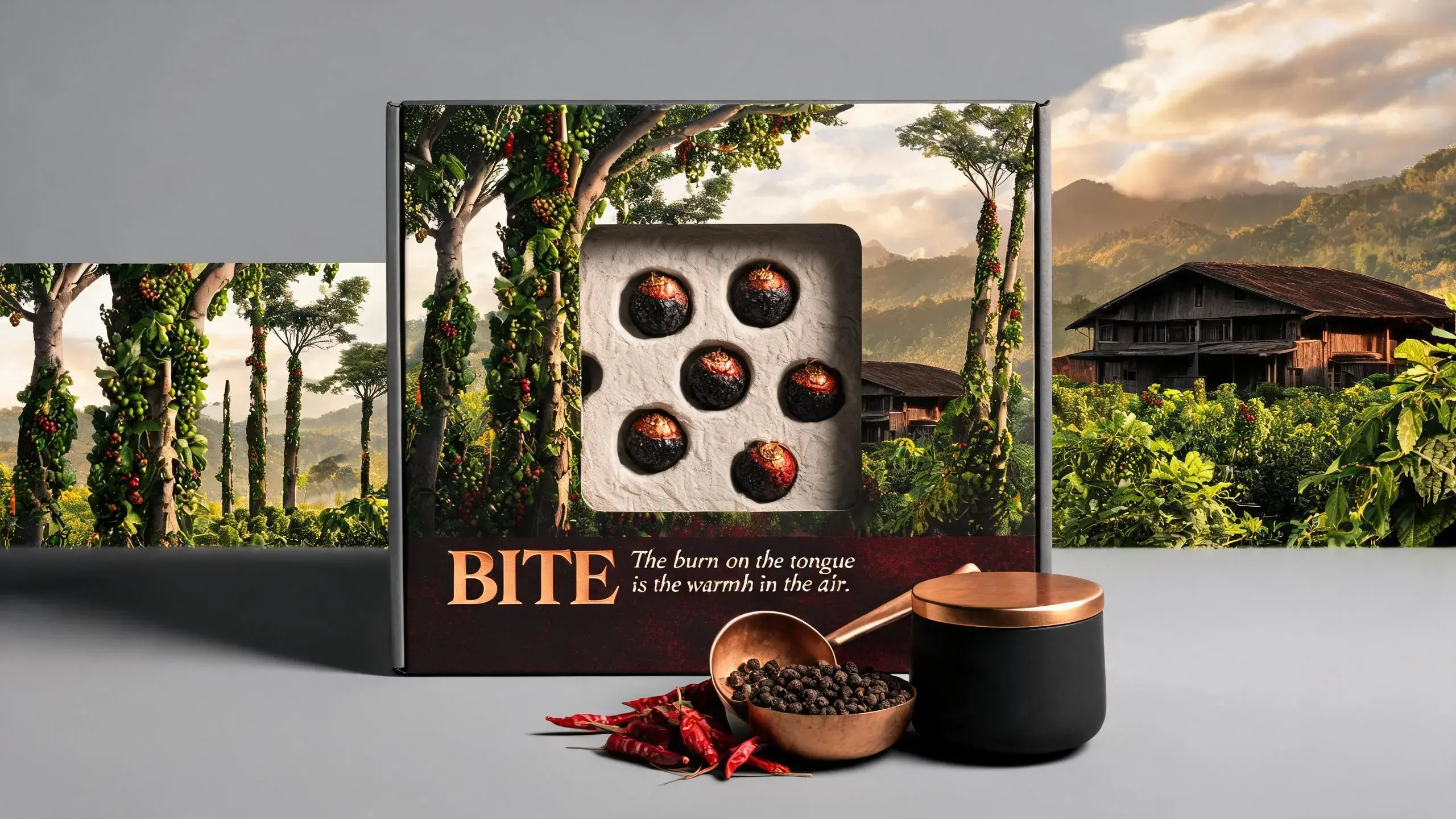 PEPPER · BITE Candle Packaging