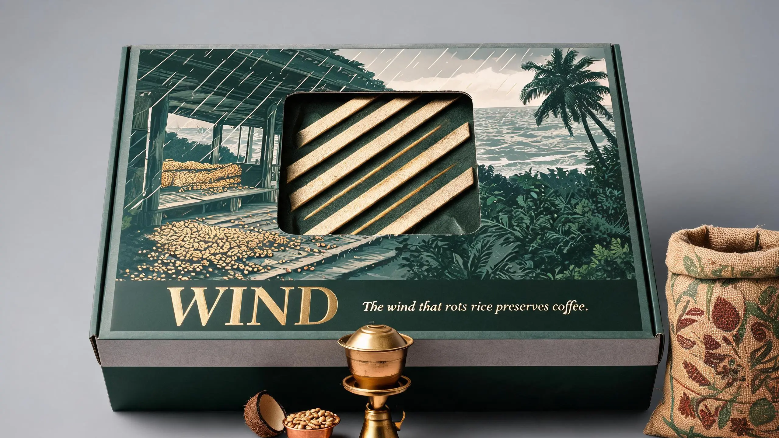 MALABAR · WIND · 纸塑浮雕咖啡豆包装