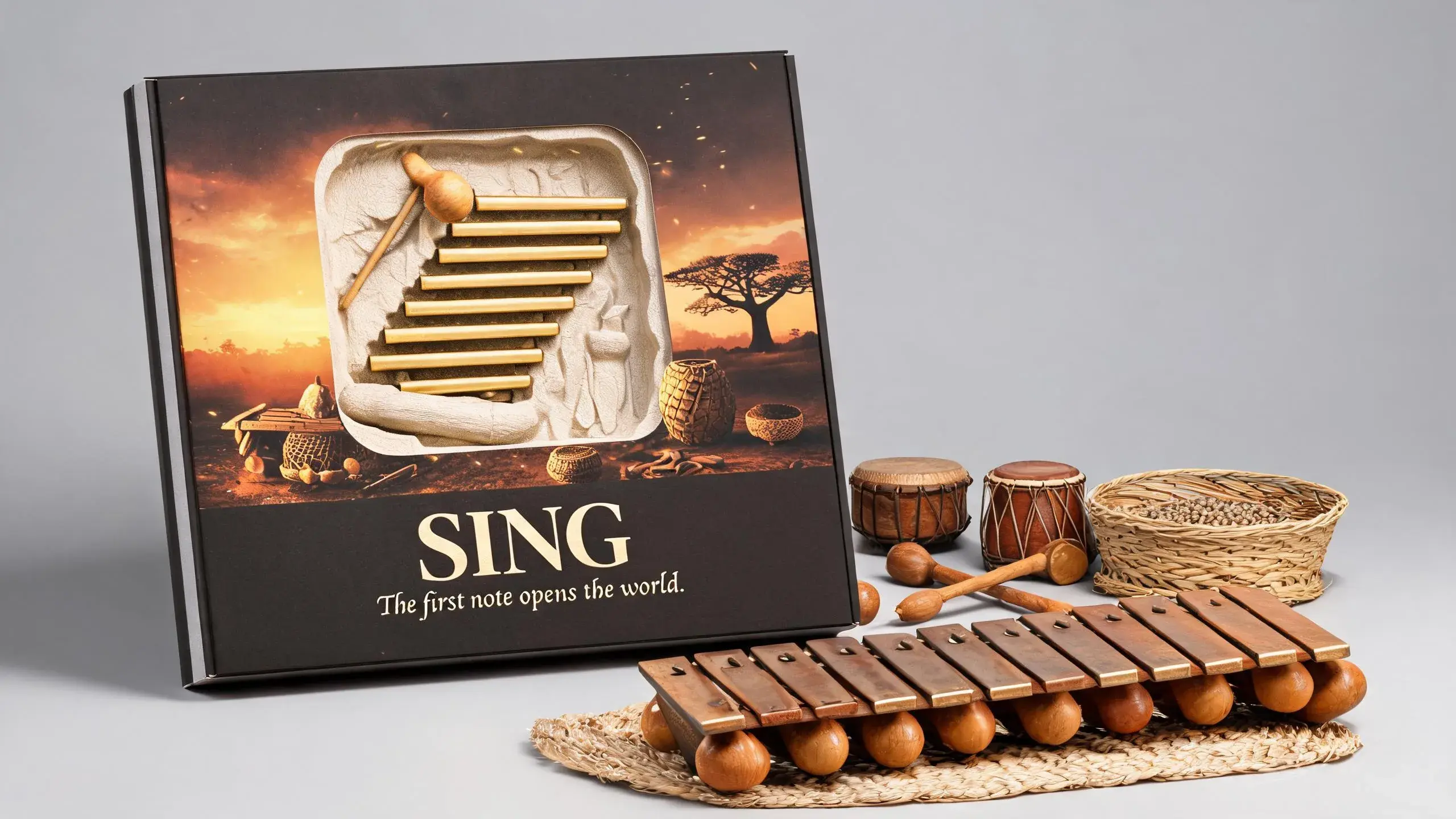 XYLOPHONE · SING · 纸塑浮雕玩具包装