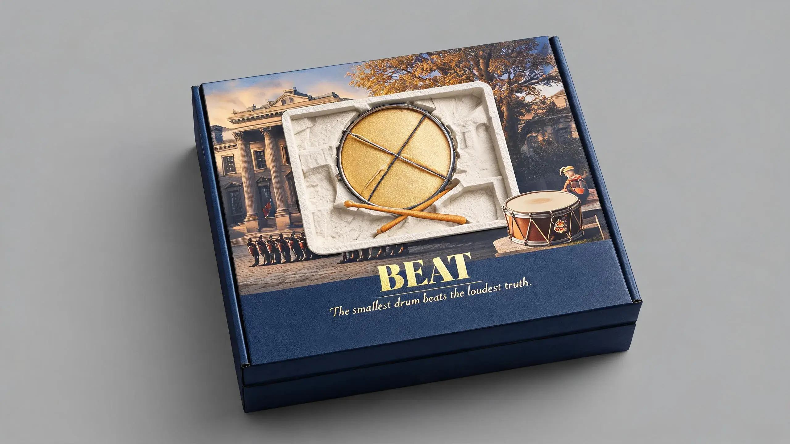 TOY DRUM · BEAT · 纸塑浮雕玩具包装